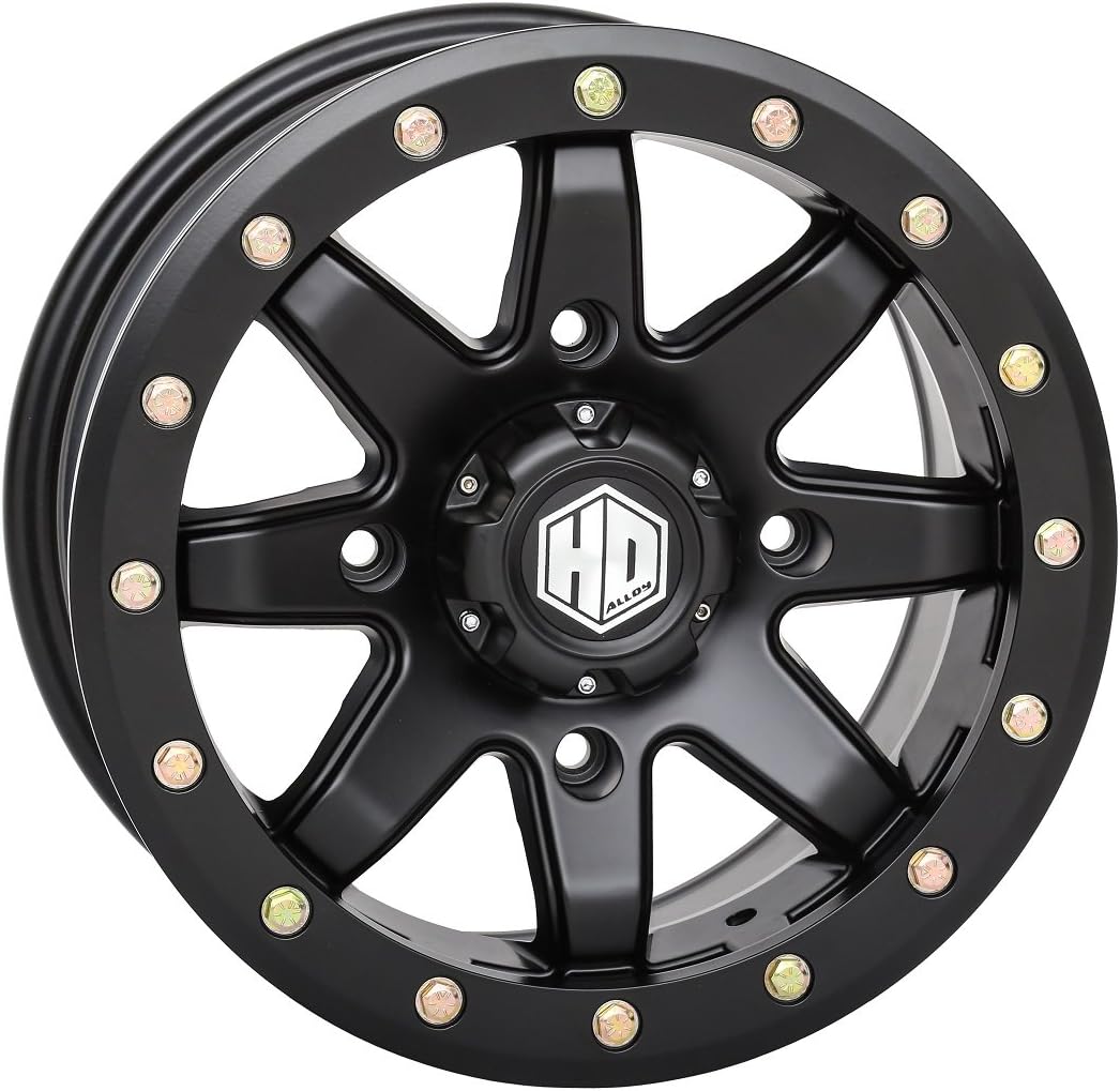 14 Beadlock Wheels and 32 Tires 4x156 Bolt Pattern 12mmx1.25 Lug Kit H1901