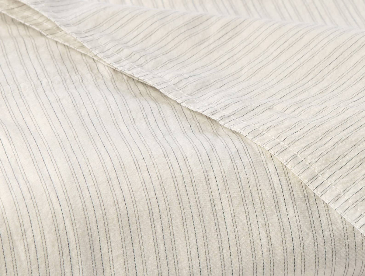 Organic Crinkled Percale Fitted Sheet King Y677