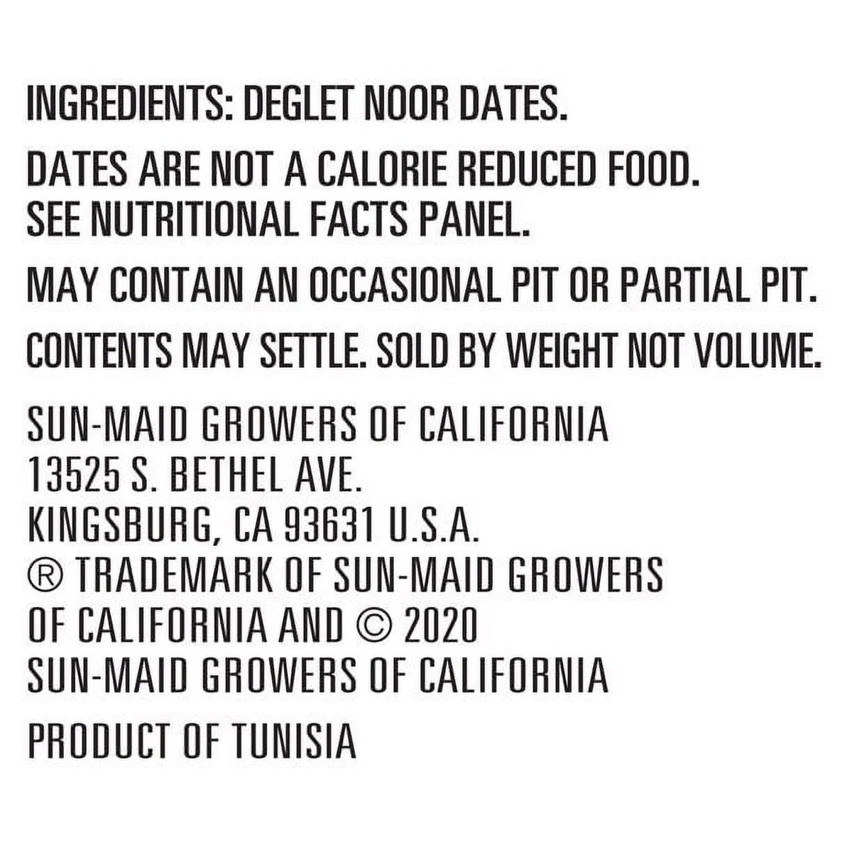 Pitted Dried Dates 8 oz Pack of 3 C16685