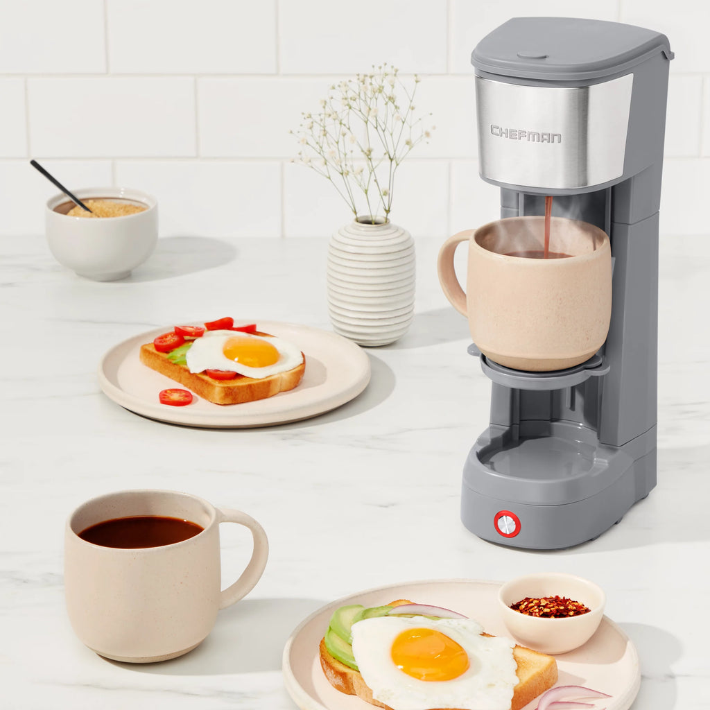 Grey Coffee Maker V80888