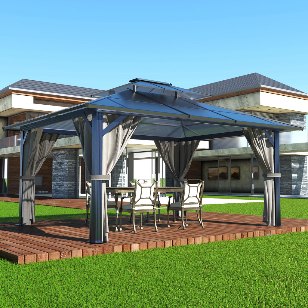 12'x10' Hardtop Aluminum Gazebo A944154