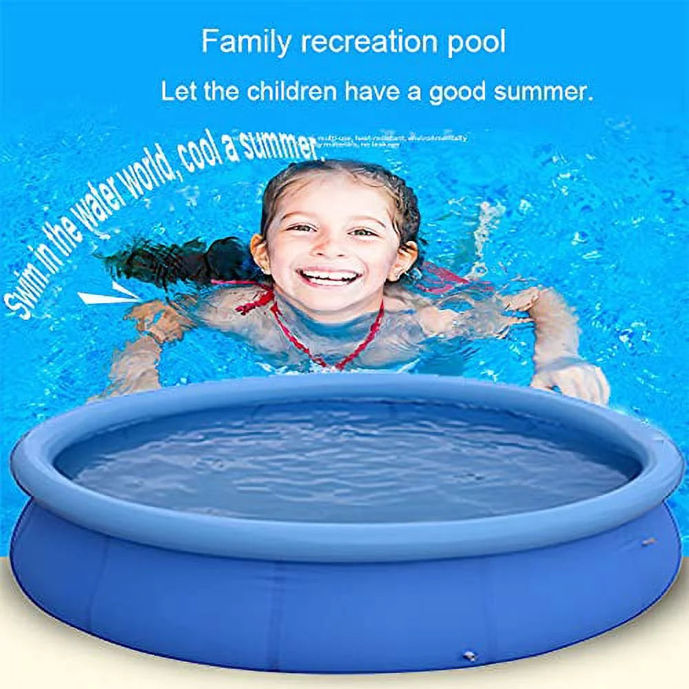 Inflatable Top Ring Round Pool Blue 10 ft x 30 in Q5151