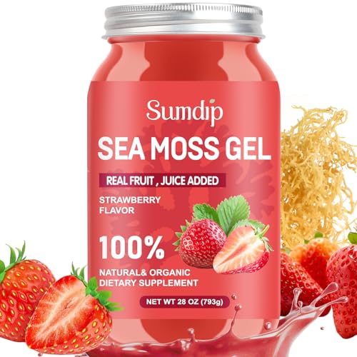 28OZ Strawberry Sea Moss Gel E38719