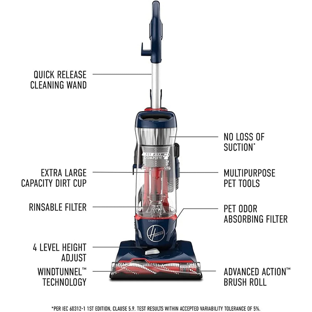 Bagless Upright Vacuum Cleaner Z47204