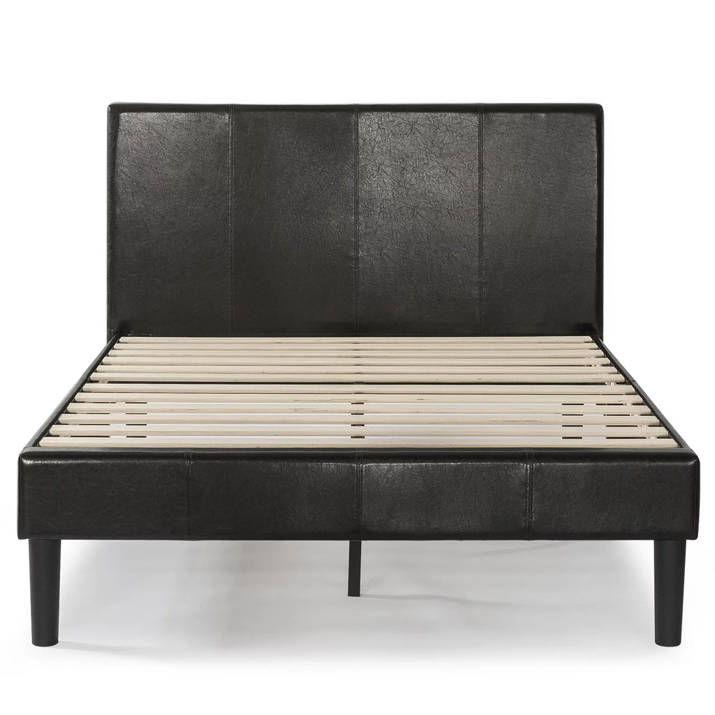 47 Faux Leather Platform Bed Frame W4325