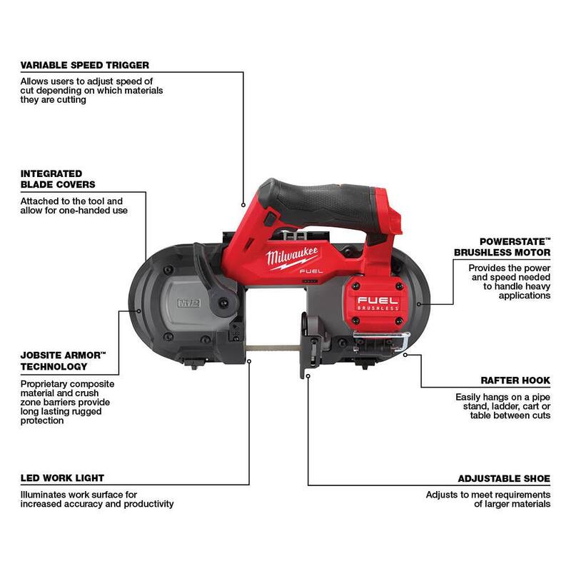 12V Cordless Compact Band Saw with Starter Kit T152