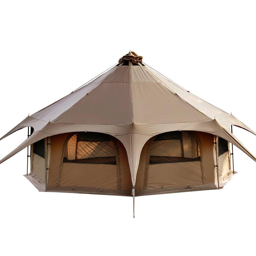 Canvas Tent with Stove Jack 16.4ft Dia D17124