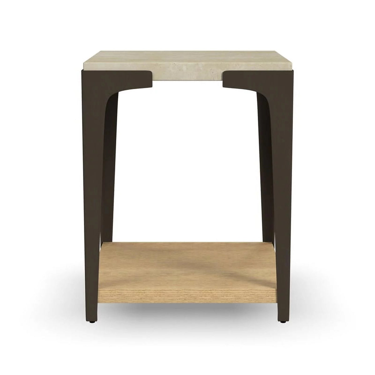 Brown Wood Chairside Table W762515