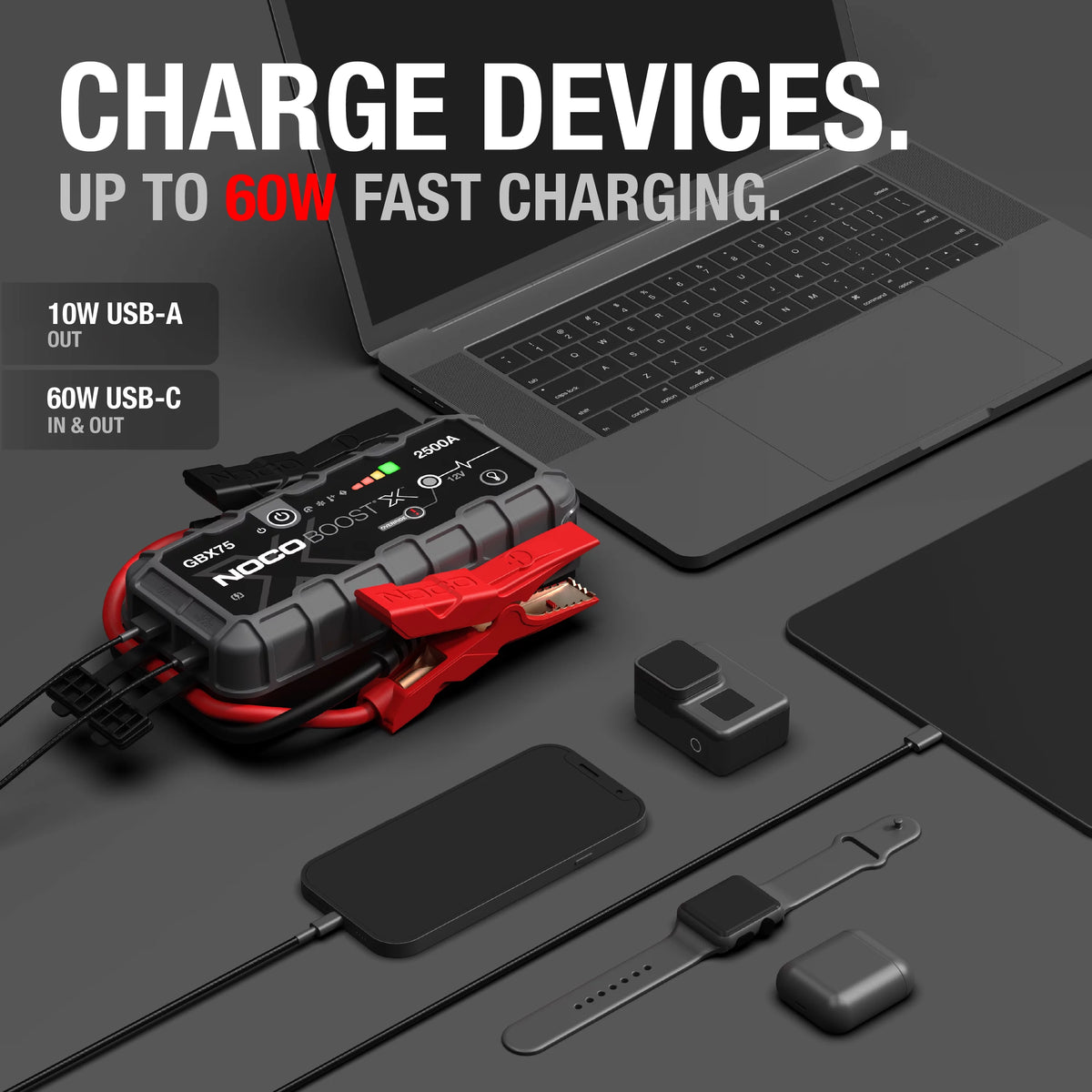2500A 12V Portable Lithium Jump Starter C1116