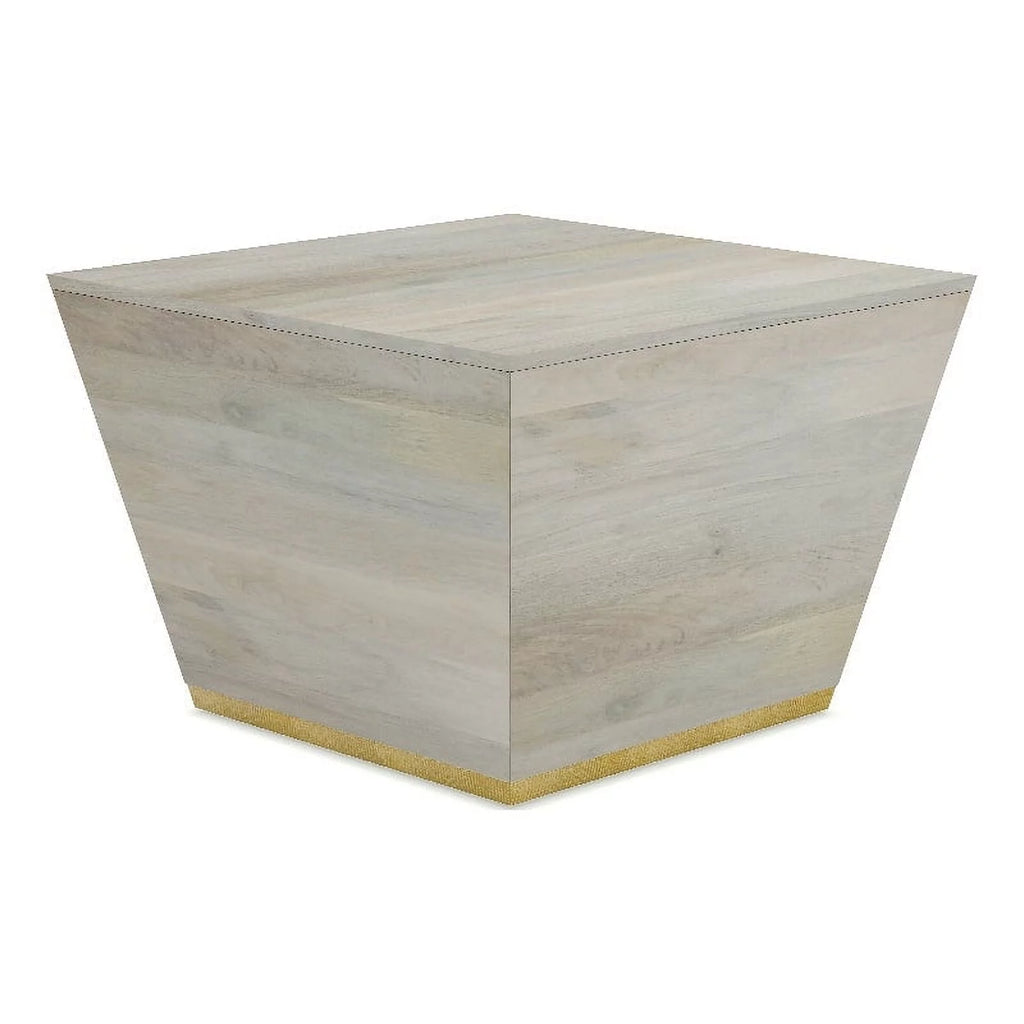 Solid Mango Wood 28" Square Coffee Table A7403