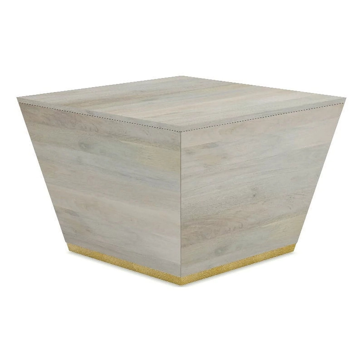 Solid Mango Wood 28" Square Coffee Table A7403