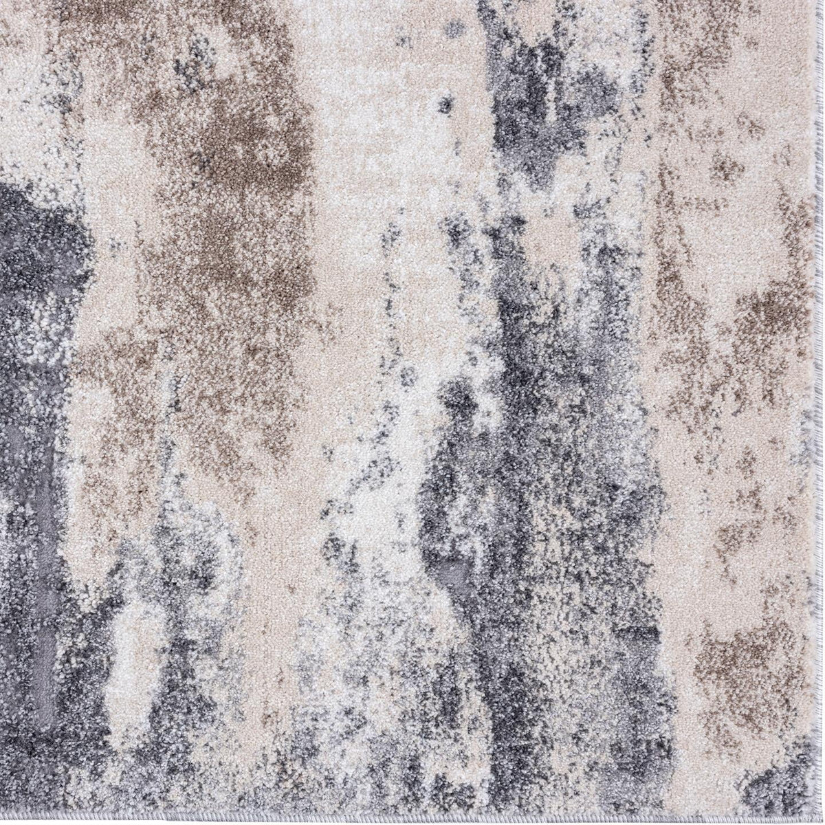 Modern Abstract Area Rug Gray 8 x 10 X14599