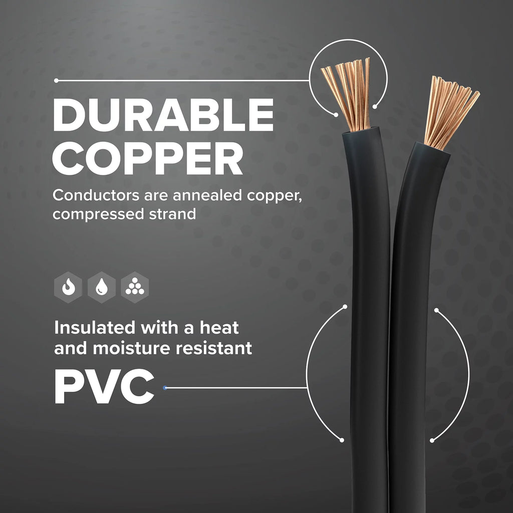 50 Feet 12 AWG Insulated Stranded Copper THHN THWN Wire Black T543