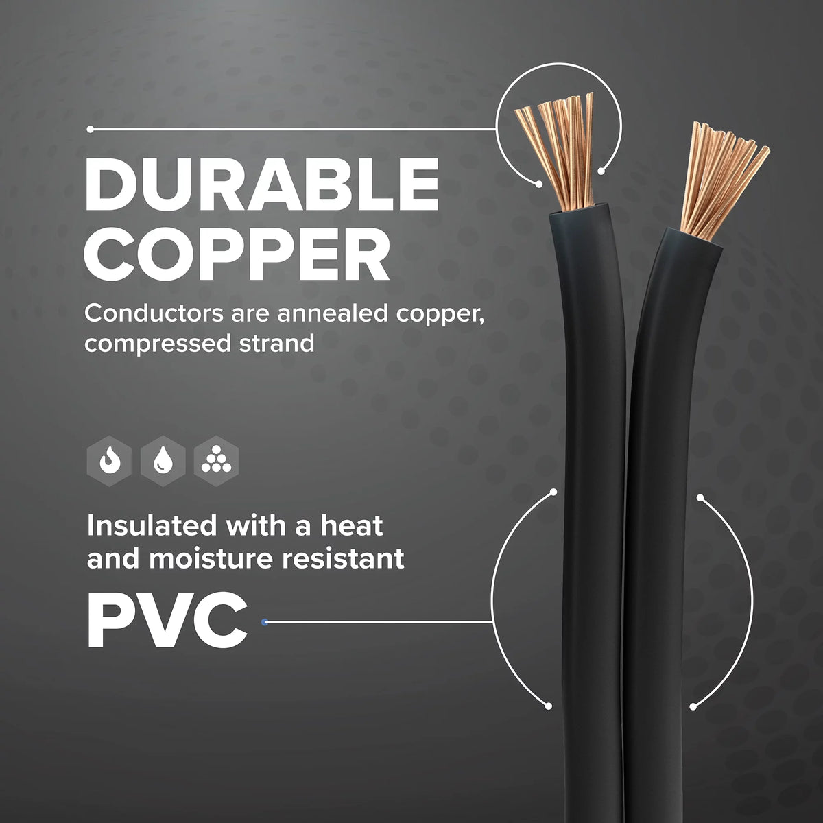 50 Feet 12 AWG Insulated Stranded Copper THHN THWN Wire Black T543