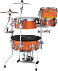 4-Piece Shell Pack with Hardware Bright Orange Sparkle X20660