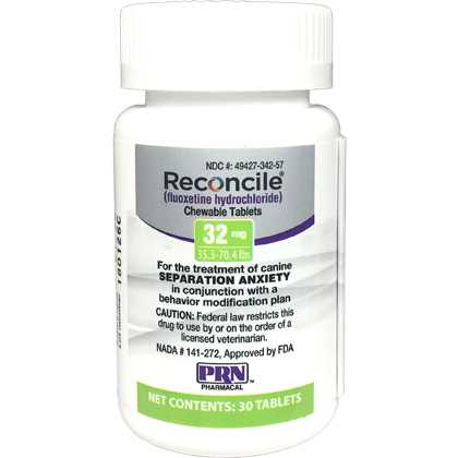 Fluoxetine Hydrochloride 32-mg Tablets for Dogs G75025