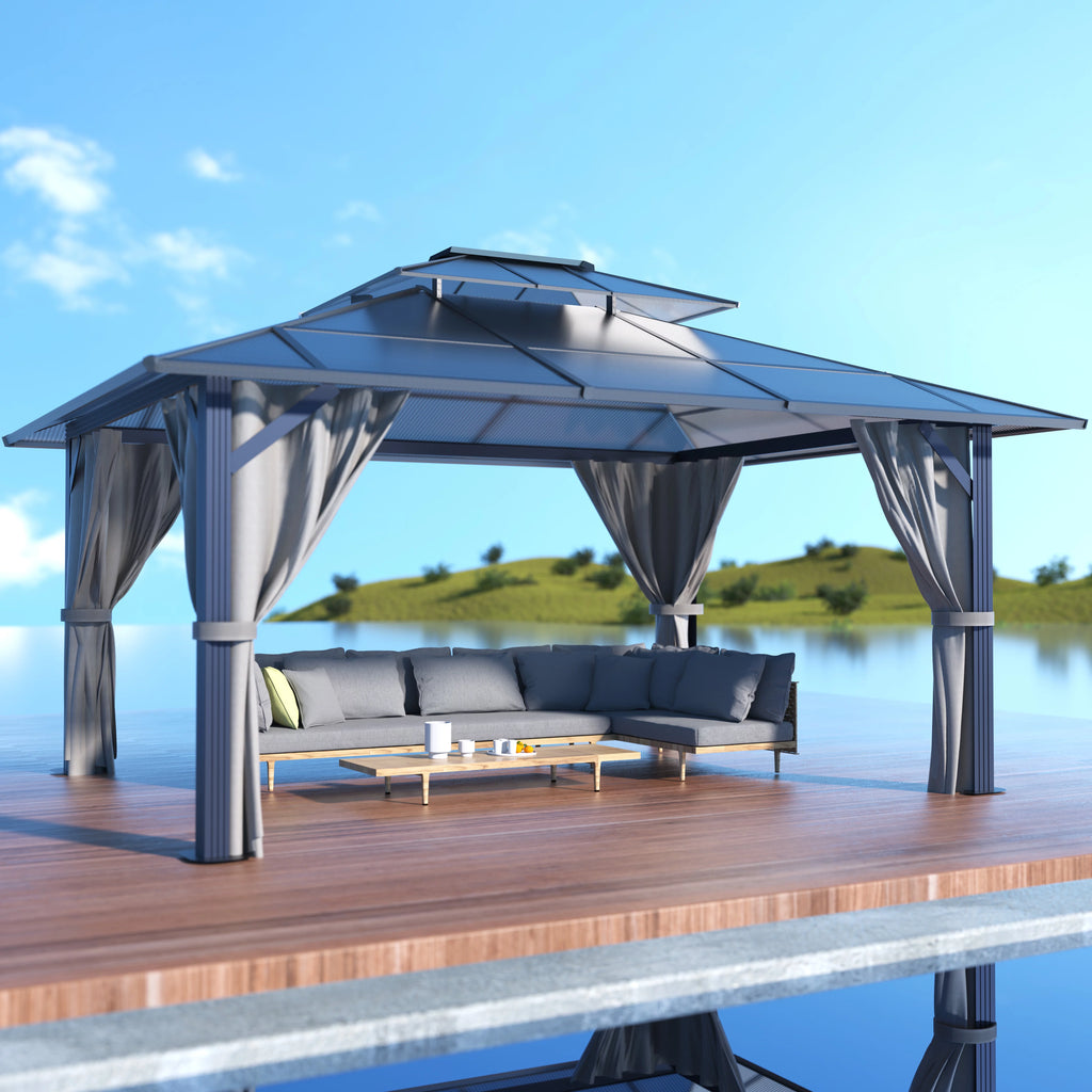 12'x10' Hardtop Aluminum Gazebo A944154