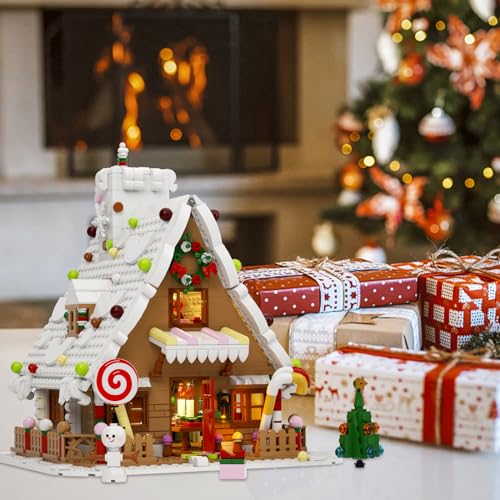 Gingerbread House Building Kit 1111 Pieces Building Blocks Toy Set Q1111