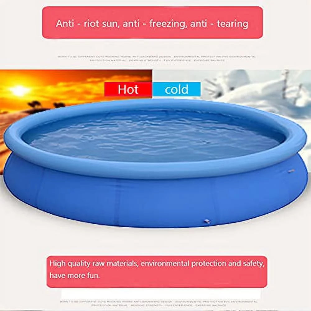 Inflatable Top Ring Round Pool Blue 10 ft x 30 in Q5151