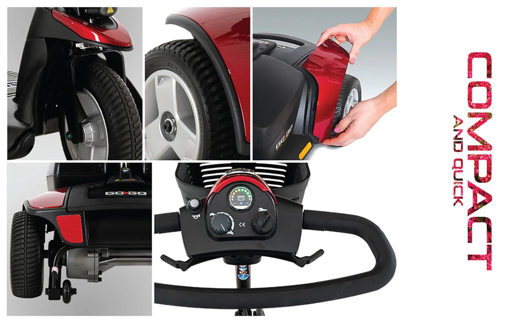 Red 3-wheel Scooter U704
