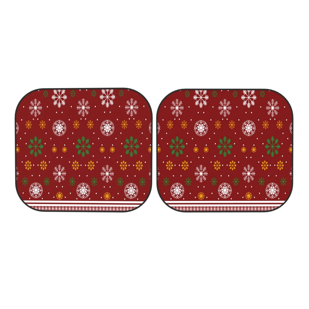 Merry Christmas 2 Pack Foldable Car Windshield Sun Shade G96505