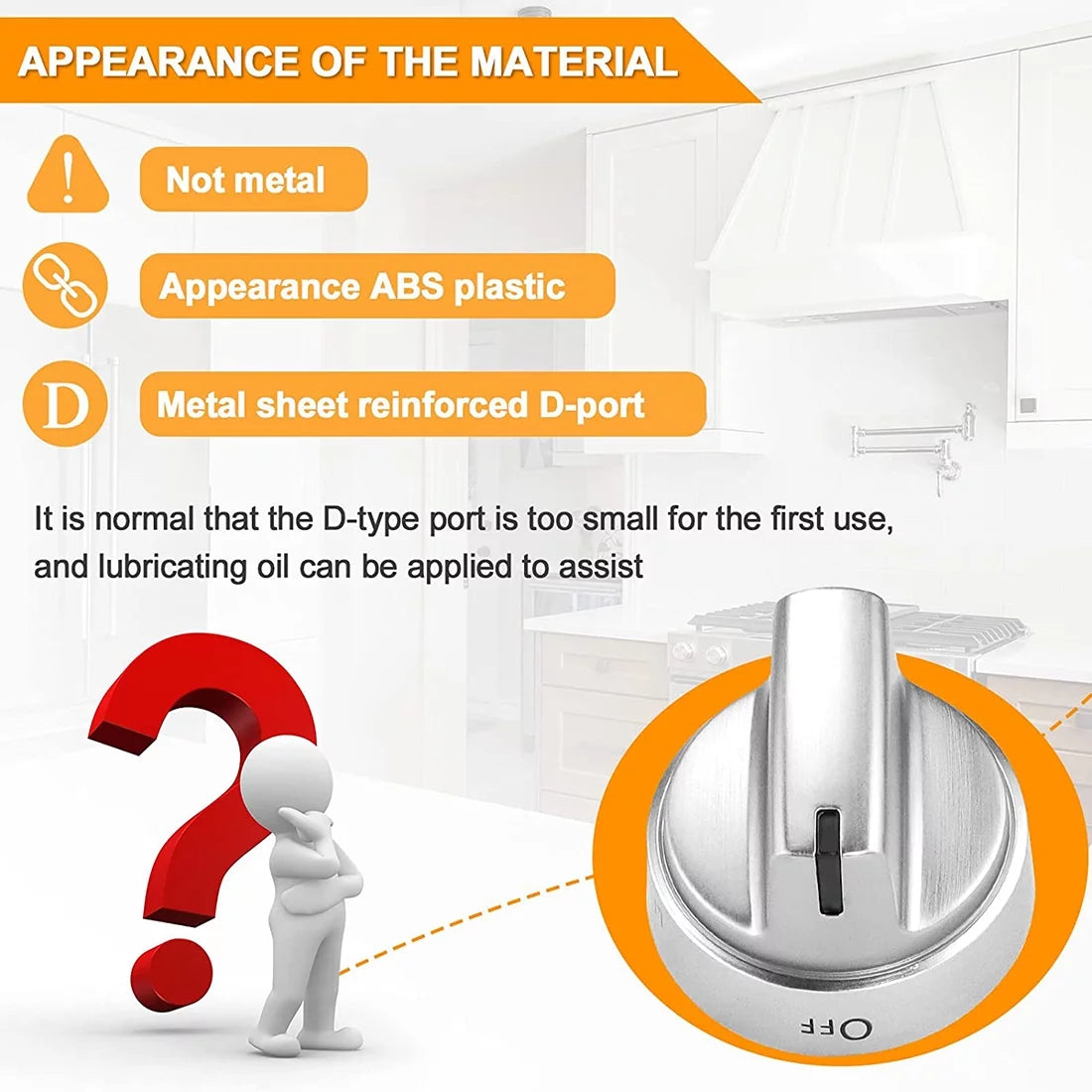 Gas Stove Knob Replacement K293128