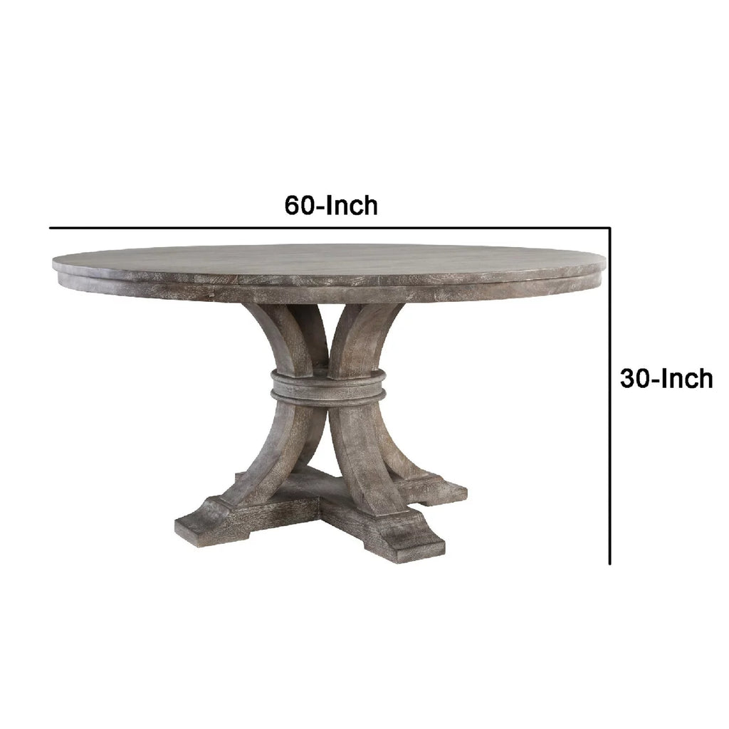 Round Wood Dining Table U4101