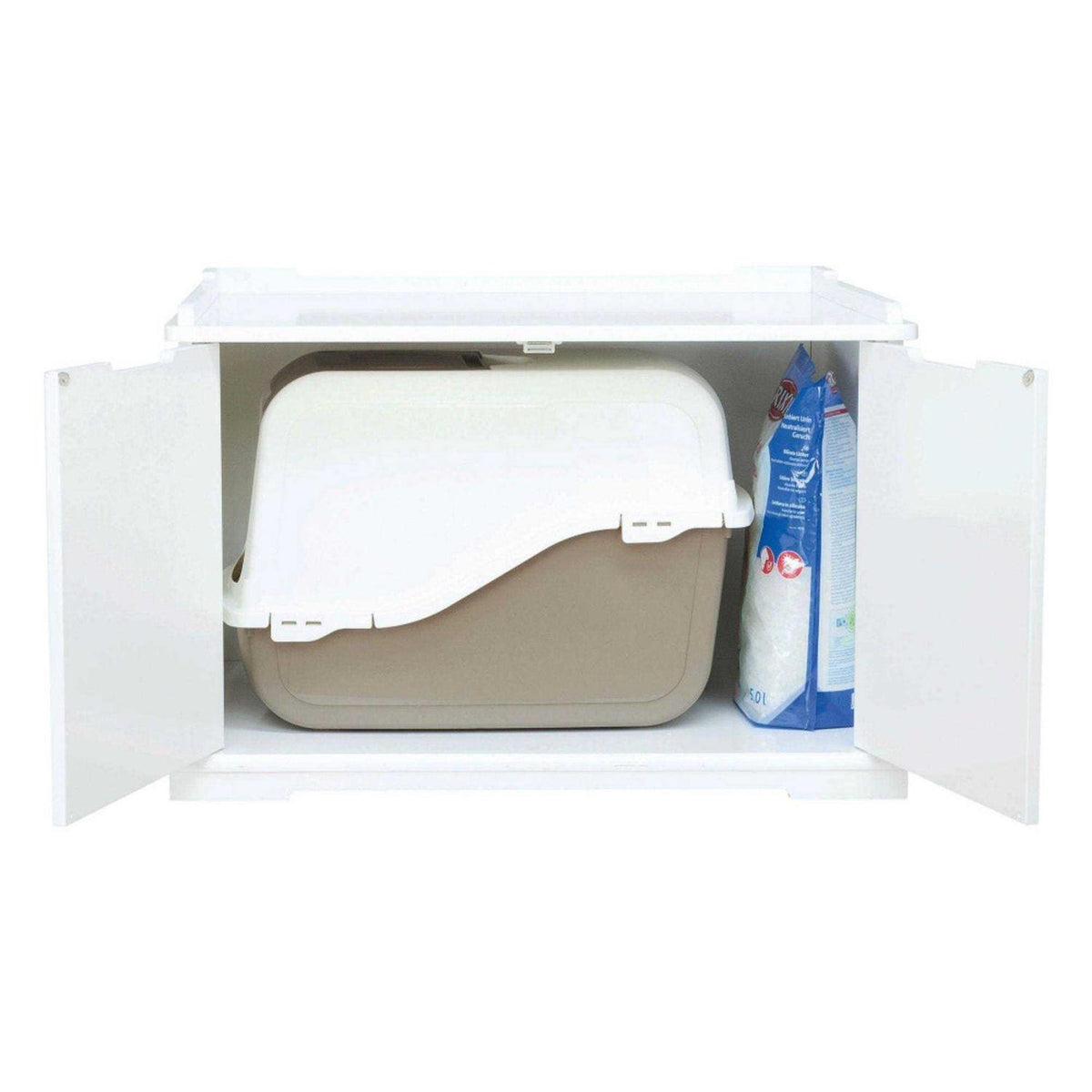 XL Wooden Cat House & Litter Box J5736
