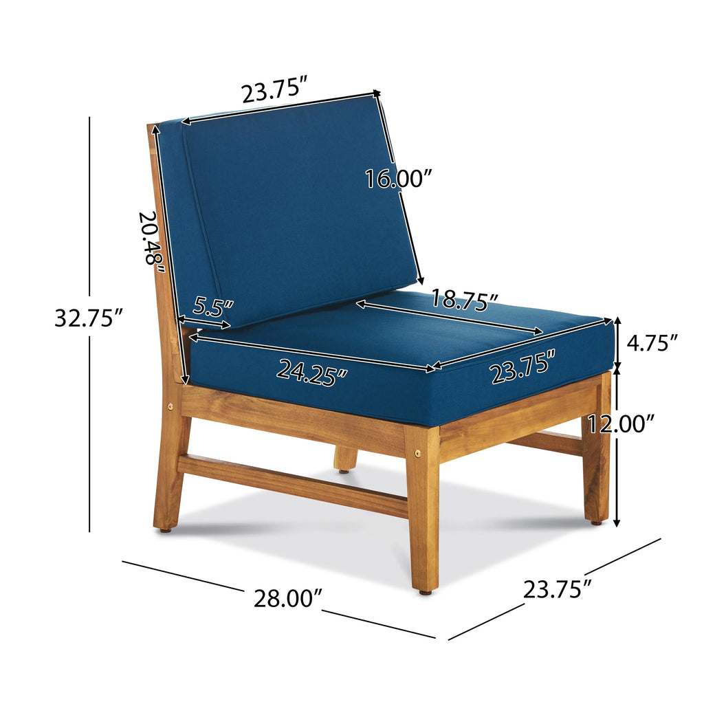 7-Piece Acacia Wood Outdoor Sofa Set S6953