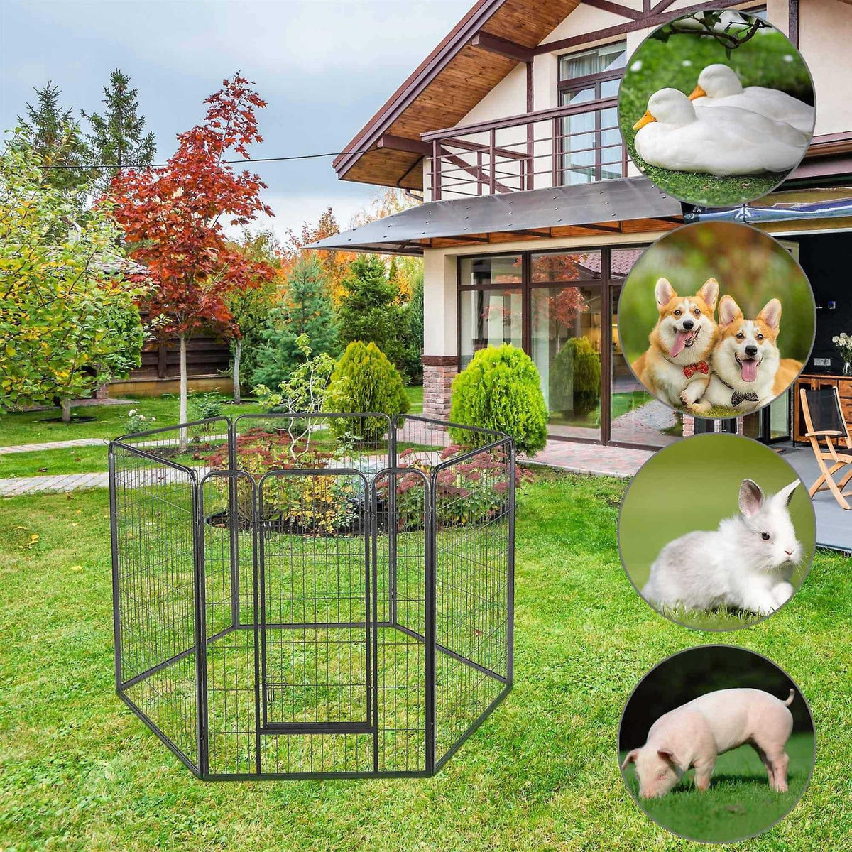 Extra Large Pet Playpen Dog Exercise Fence Panel A993