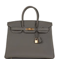 Togo Leather Handbag Q8932