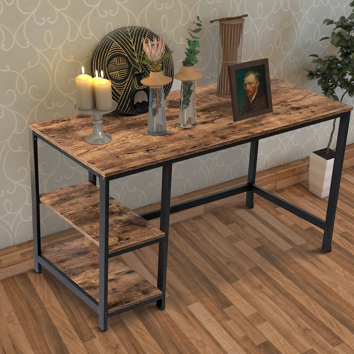Wood and Metal Desk H45608