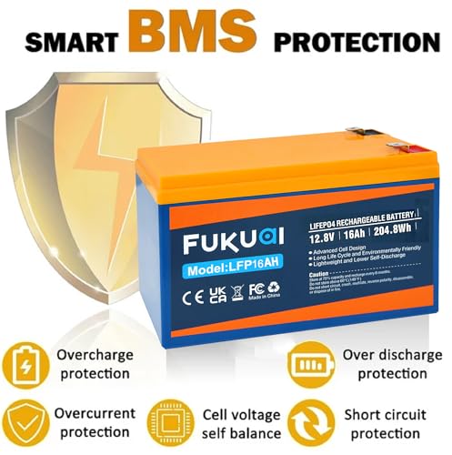 12V 20Ah LiFePO4 Lithium Battery D7220