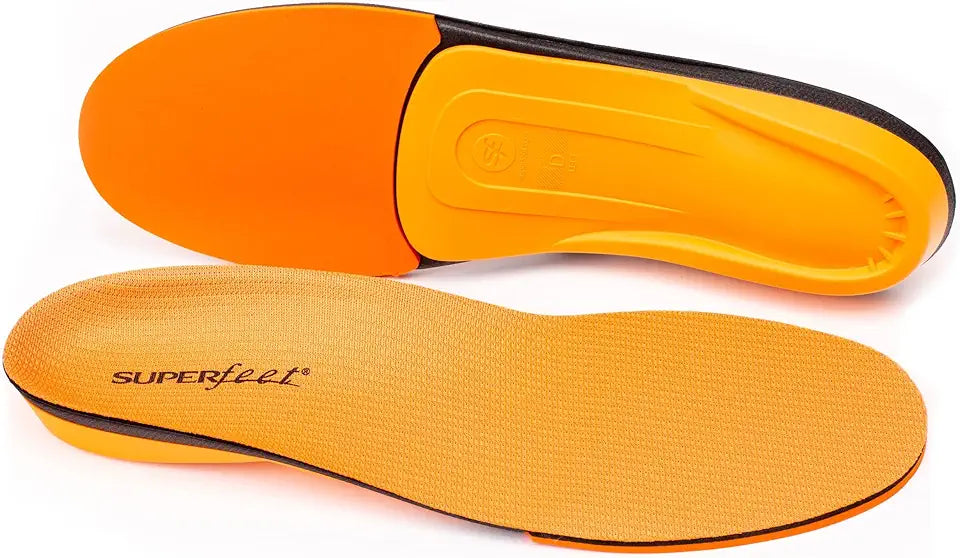 Orange Trim-To-Fit Orthotic Arch Support Shoe Inserts C14673