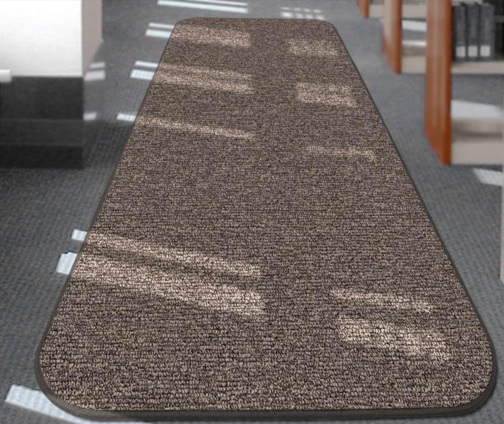 Skid-Resistant Carpet Runner Pebble Gray 20 Feet X 27 Inches R180