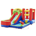 Inflatable Bouncing House with Water Cannon and Carrying Bag B238949
