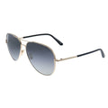Metal Aviator Sunglasses Rose Gold 61mm Q8217