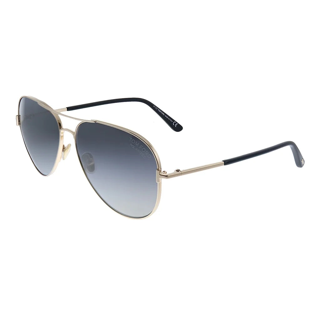 Metal Aviator Sunglasses Rose Gold 61mm Q8217