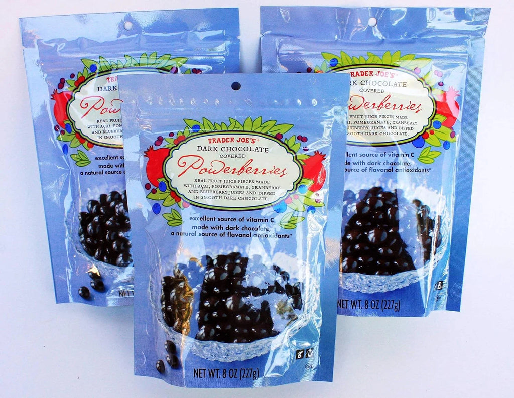 Dark Chocolate Covered Powerberries With Acai, Pomegranate, Cranberry And Blueberry Pack Of 3 X668