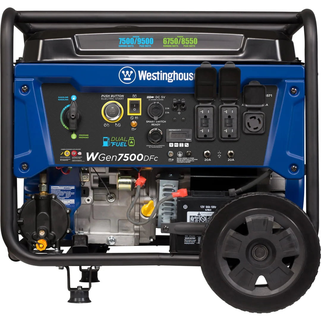 9500 Peak Watt Dual Fuel Portable Generator I928420