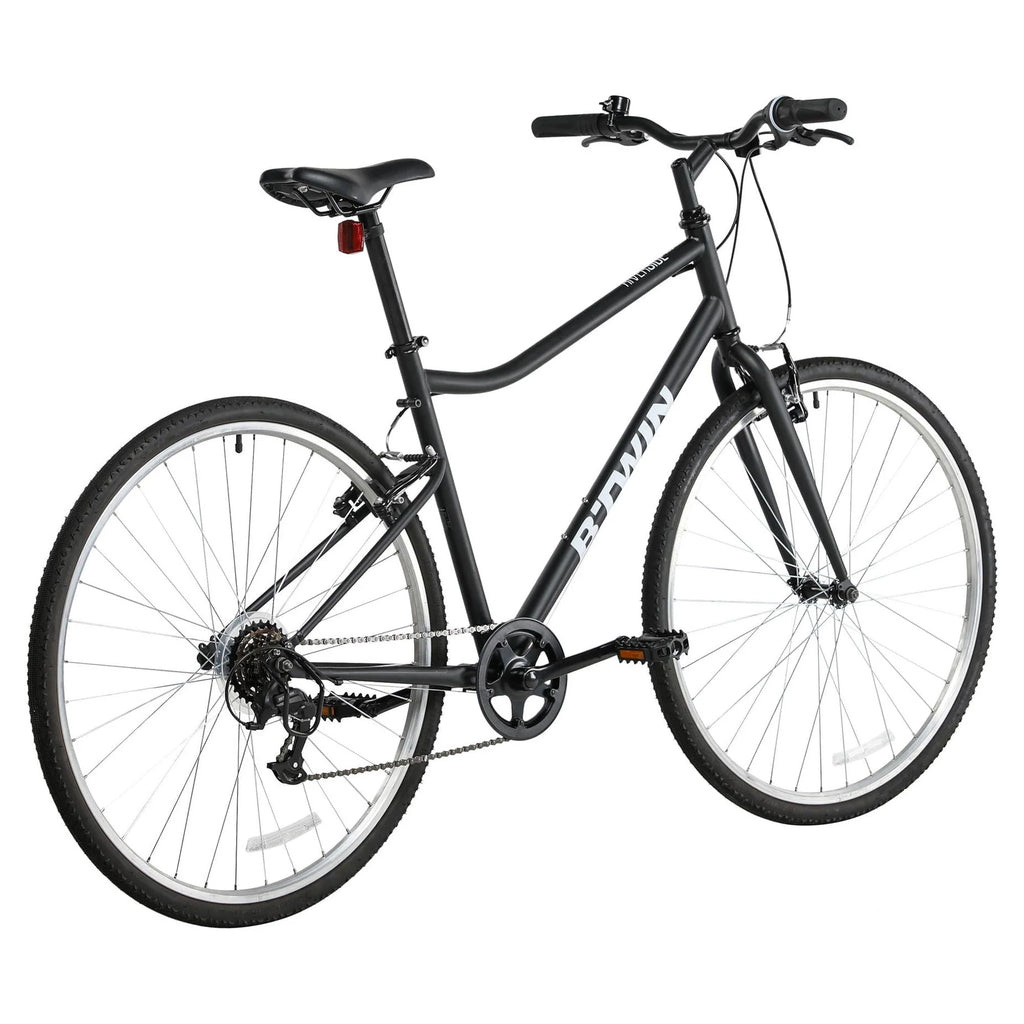 Black 6-Speed Adult Hybrid Bike B3299