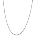 Sterling Silver 1.7mm Diamond-cut Box Chain Q84882