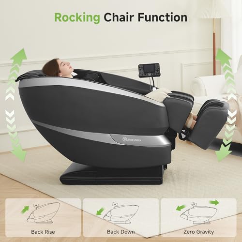 Black Full Body Zero Gravity Shiatsu Massage Recliner N640
