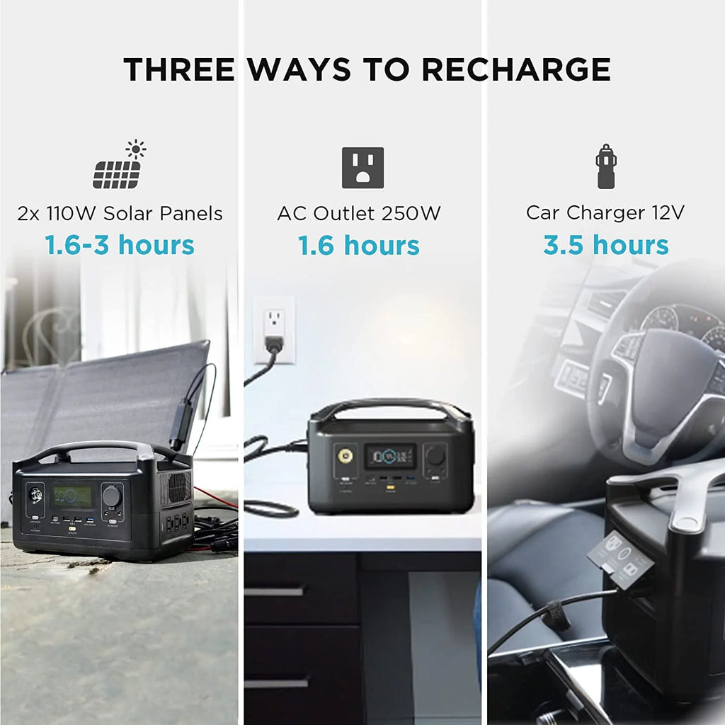 Portable Power Station 288Wh 600W AC Output H200