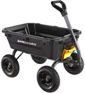 7 Cu. Ft. Heavy-Duty Poly Garden Dump Cart with No-Flat Tires Q922892