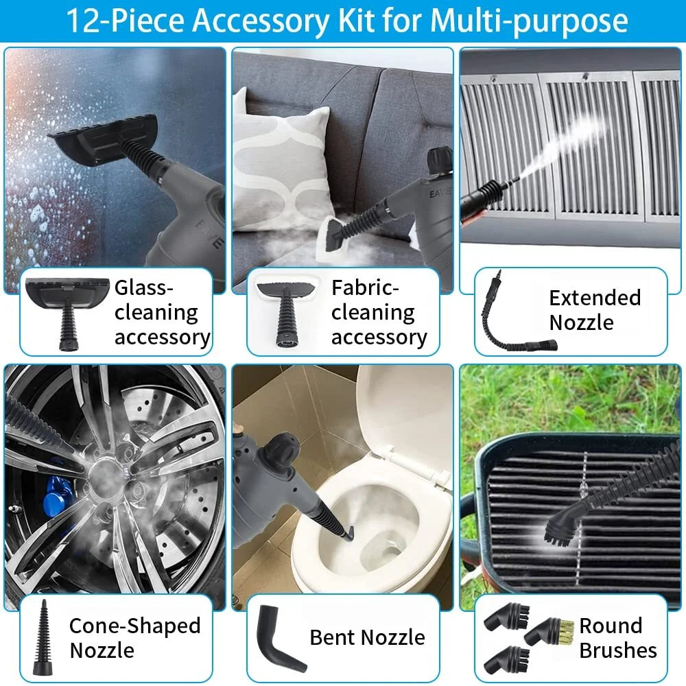 Handheld Steam Cleaner 12 in 1 Set N20702