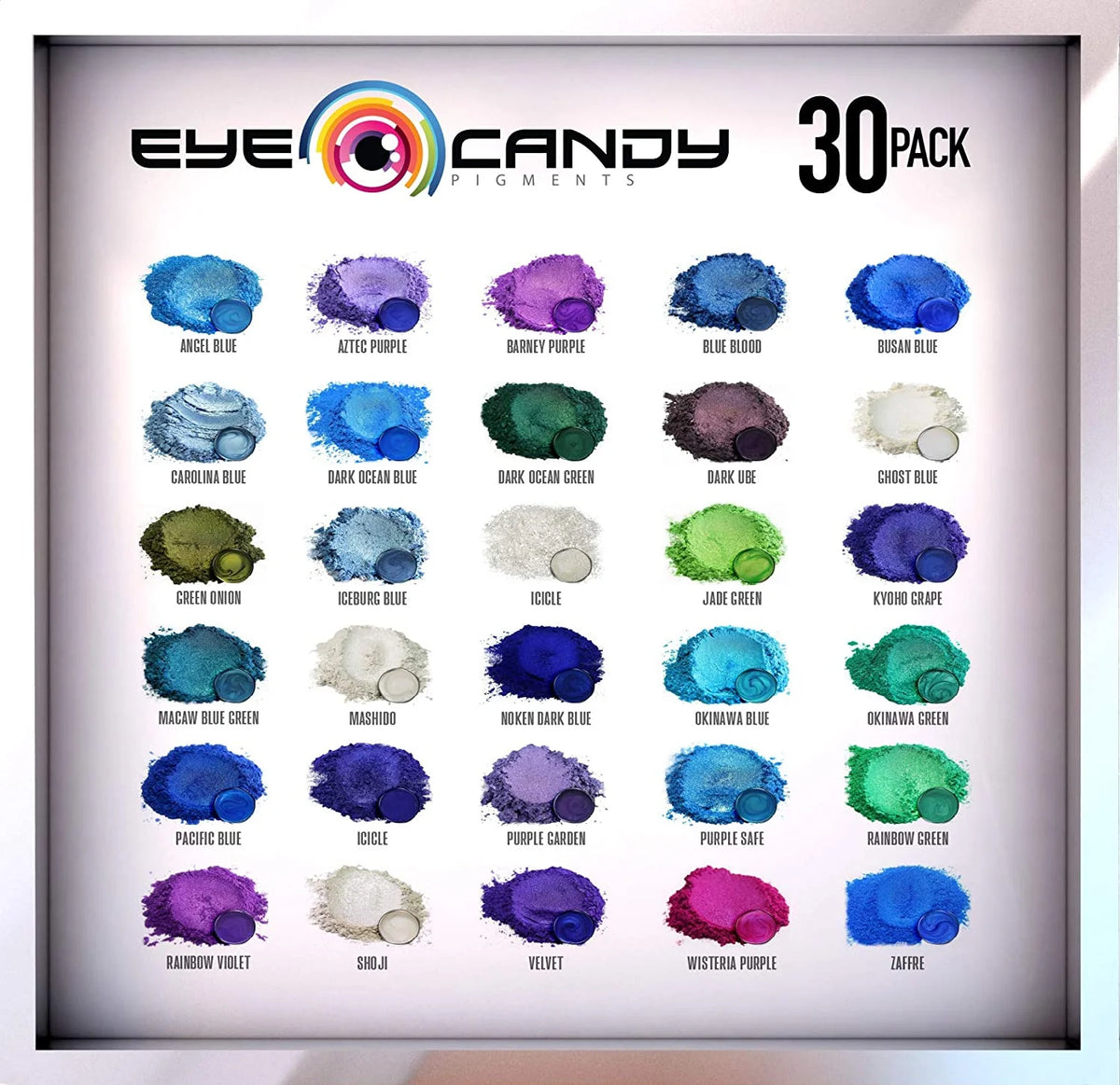 Mica Pigment Powder 30-Pack Set W9722