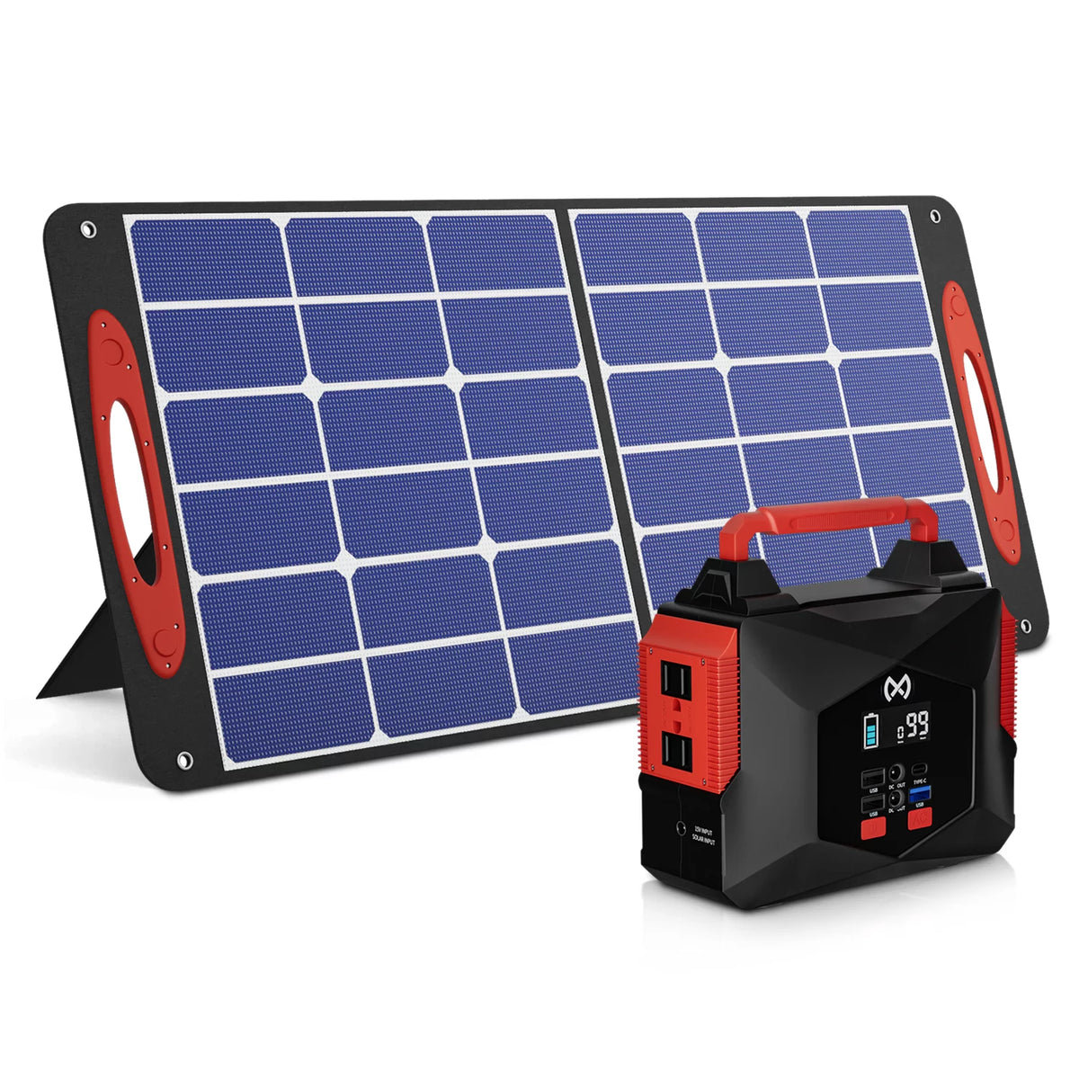Portable Power Station and Foldable Solar Set of 2 L1946