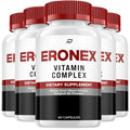 5 Pack 300 Capsules Dietary Supplement R614