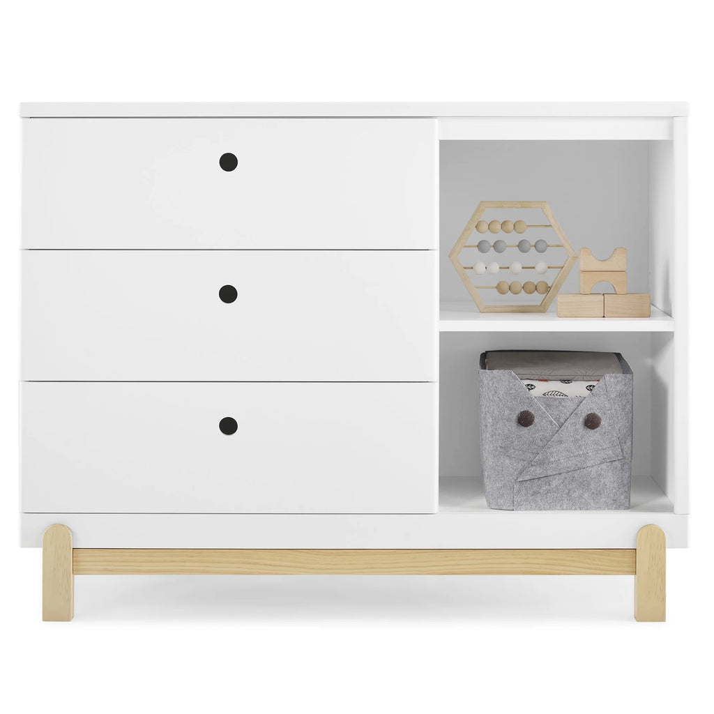 3 Drawer Dresser with Cubbies D740250